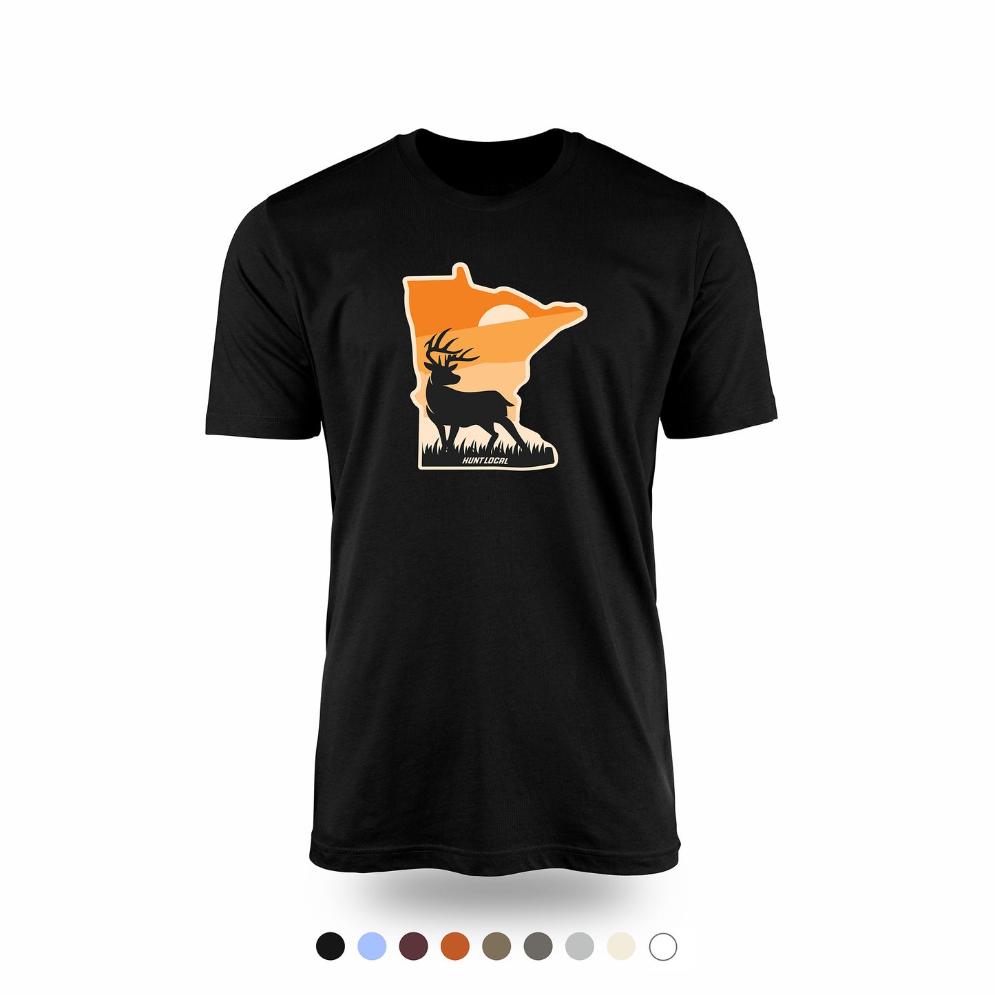 Minnesota - Sunset Buck Front Tee