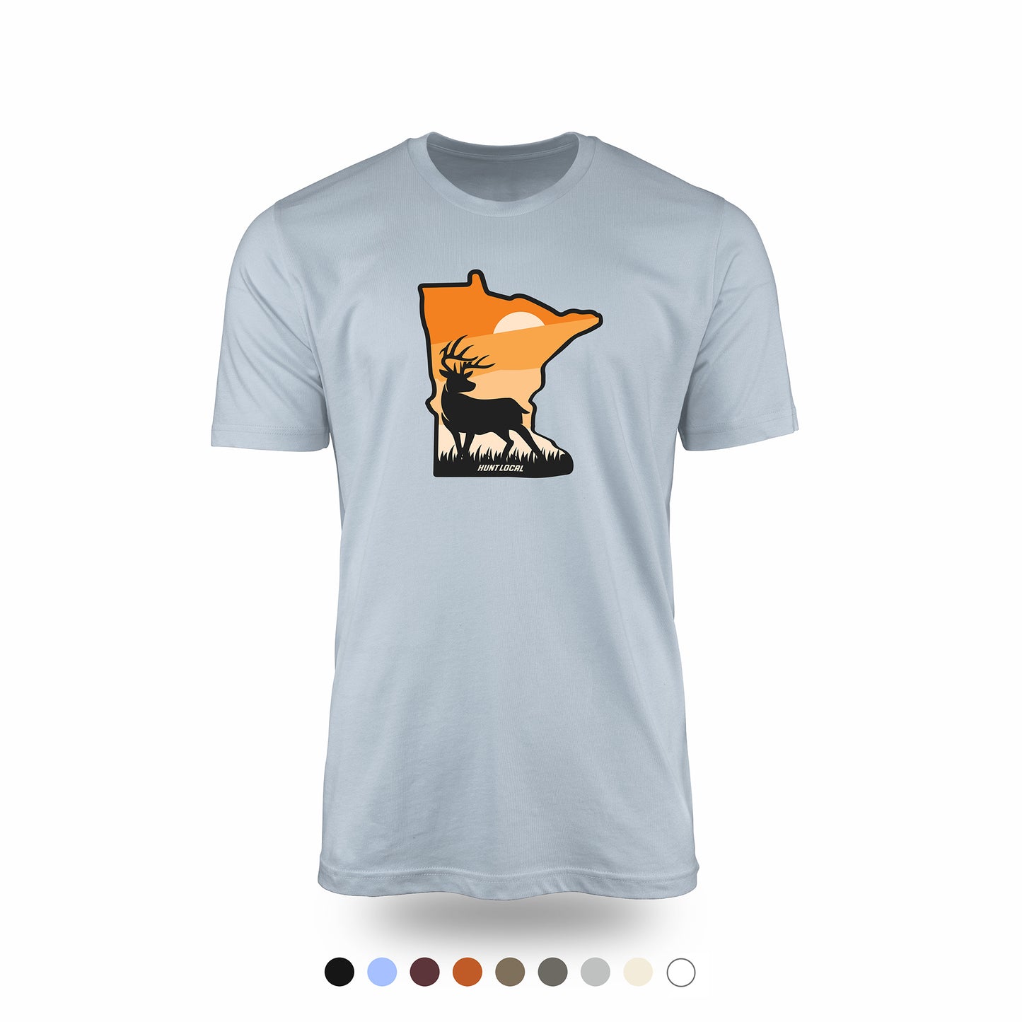 Minnesota - Sunset Buck Front Tee