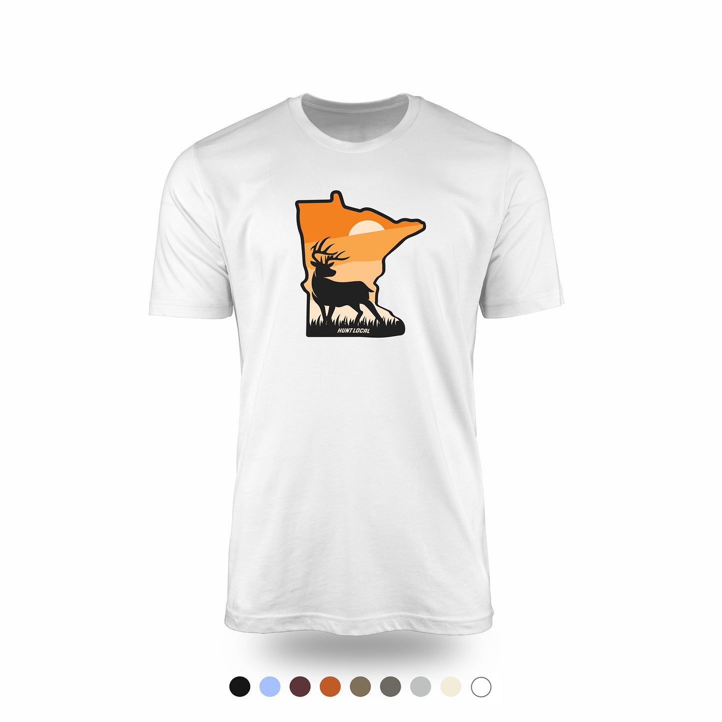 Minnesota - Sunset Buck Front Tee