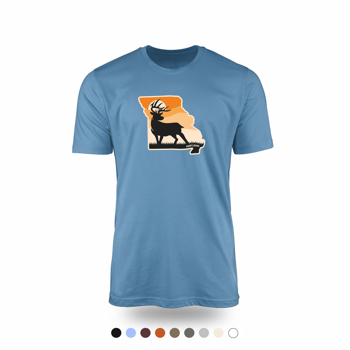 Missouri - Sunset Buck Front Tee