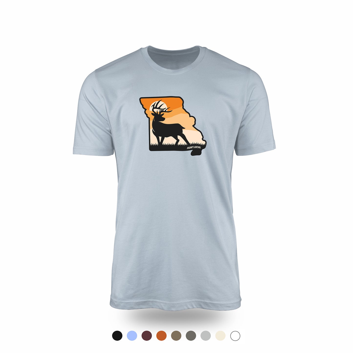 Missouri - Sunset Buck Front Tee