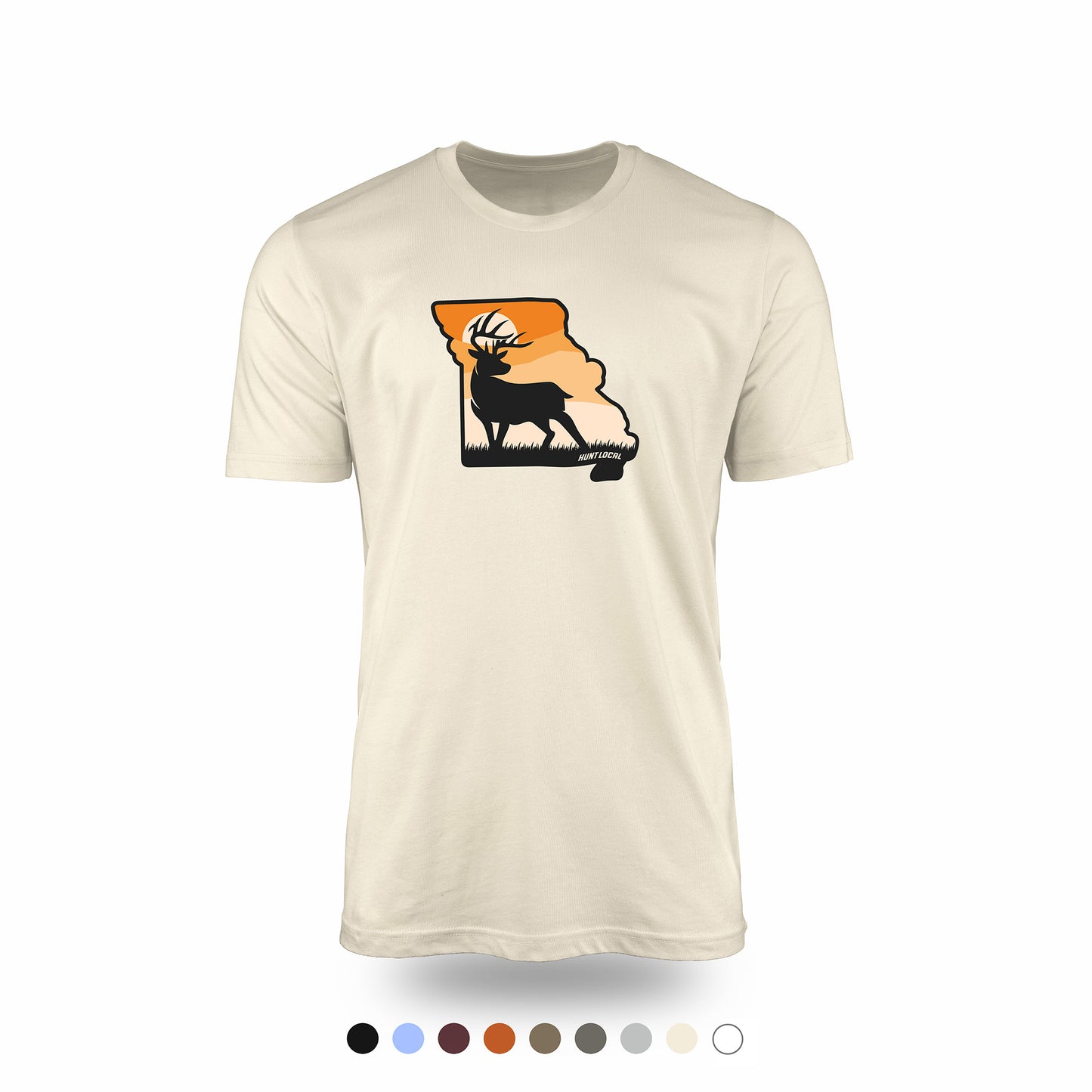 Missouri - Sunset Buck Front Tee