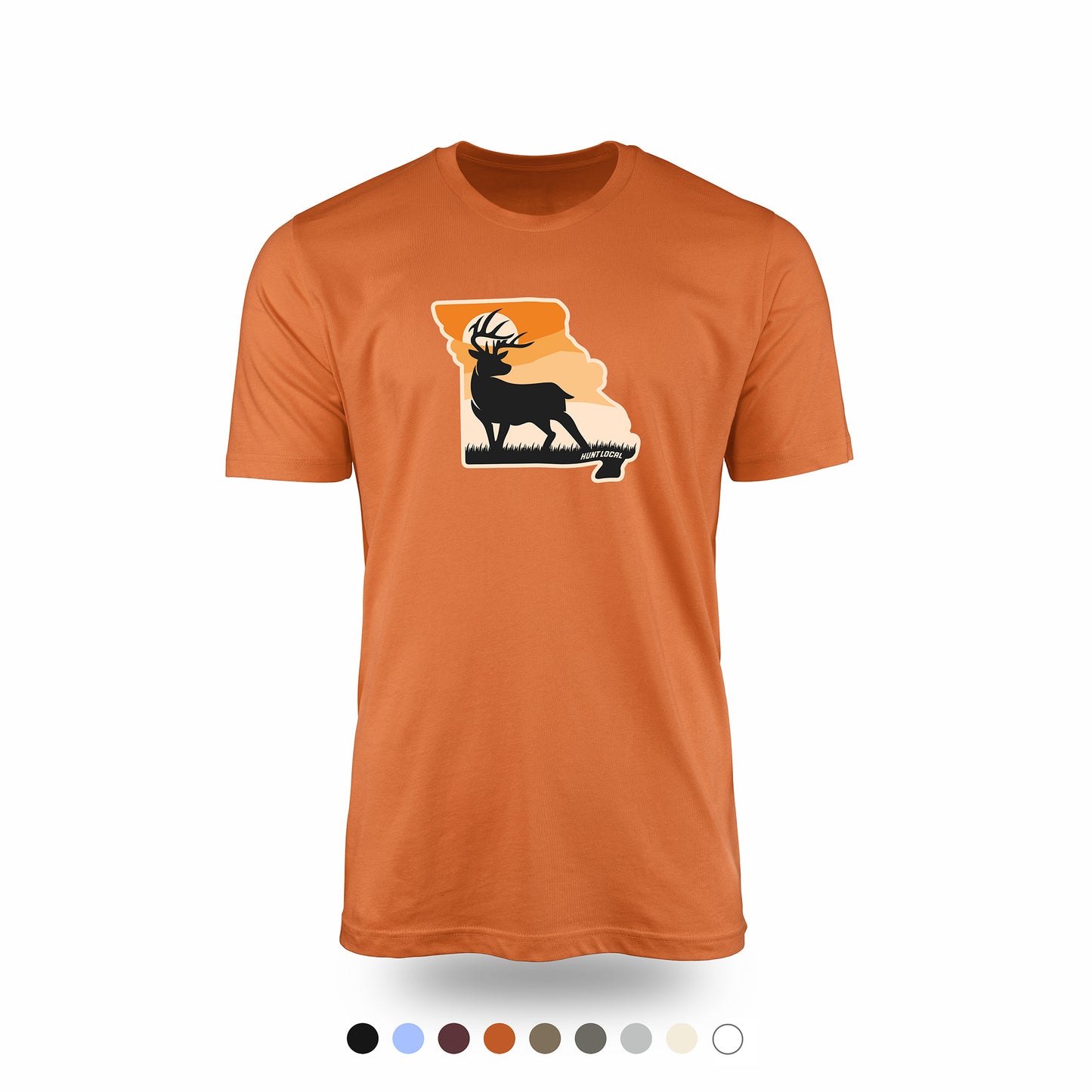 Missouri - Sunset Buck Front Tee