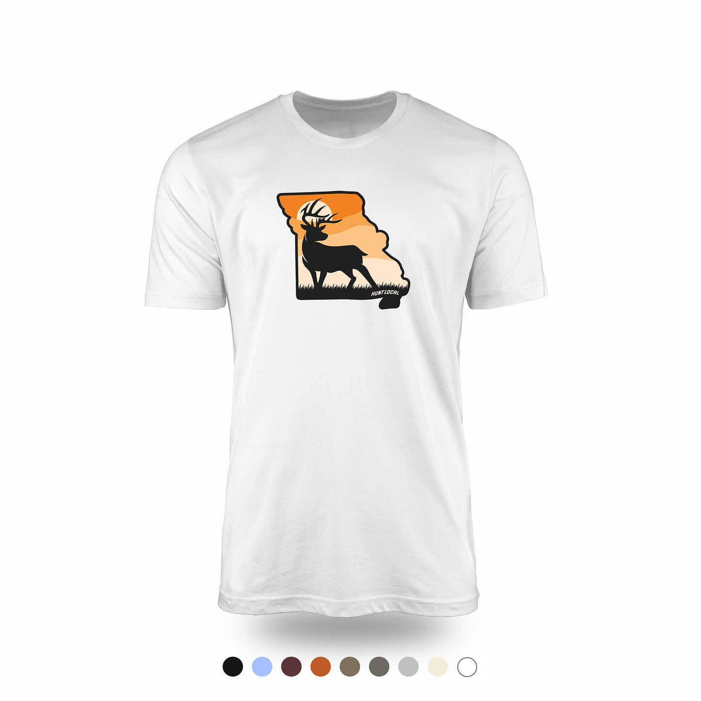 Missouri - Sunset Buck Front Tee