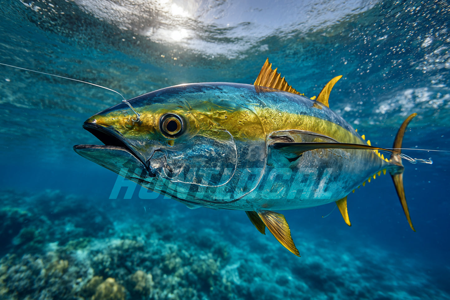Design 223 - Yellowfin Tuna Custom Art
