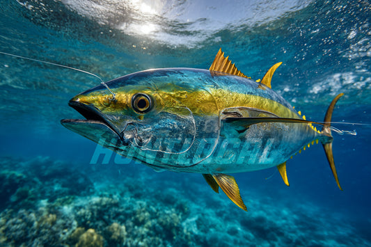 Design 223 - Yellowfin Tuna Custom Art