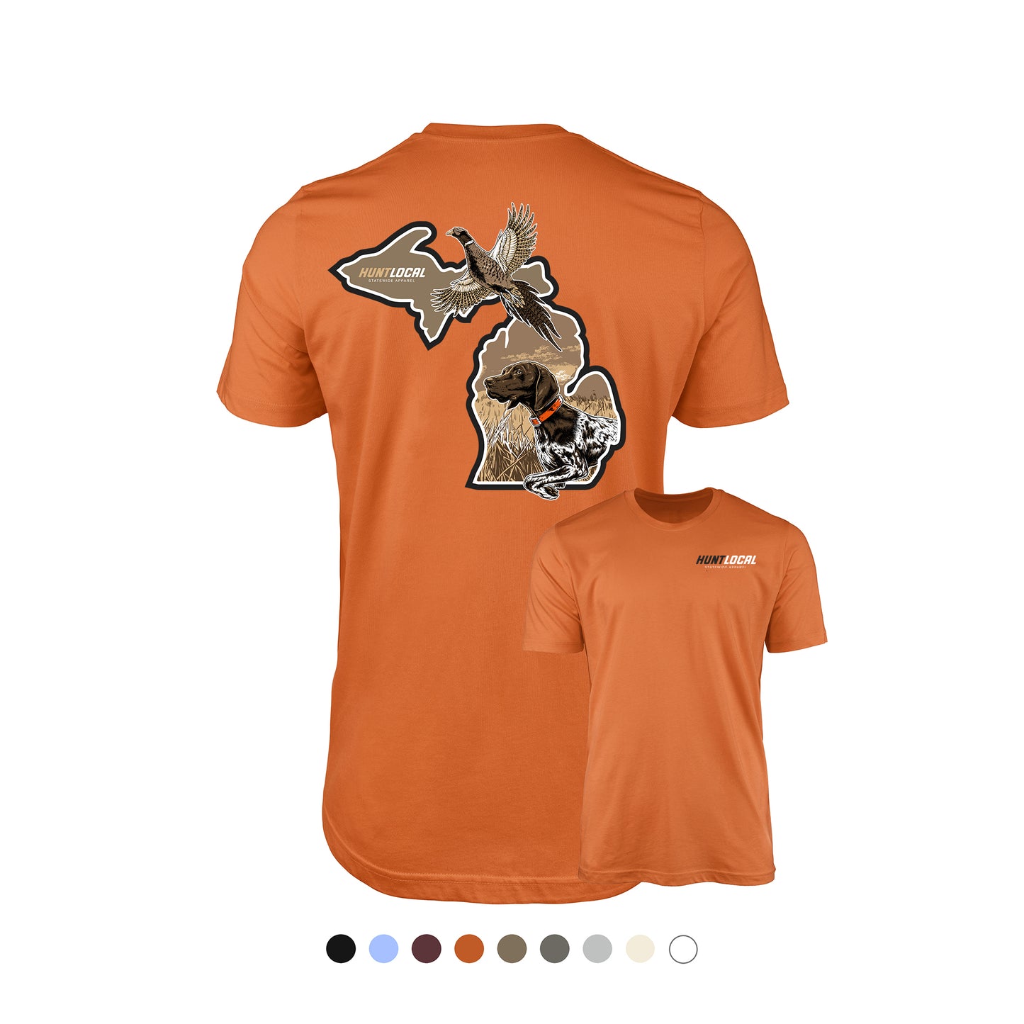 Michigan - Upland Bird Dog Tee (back)