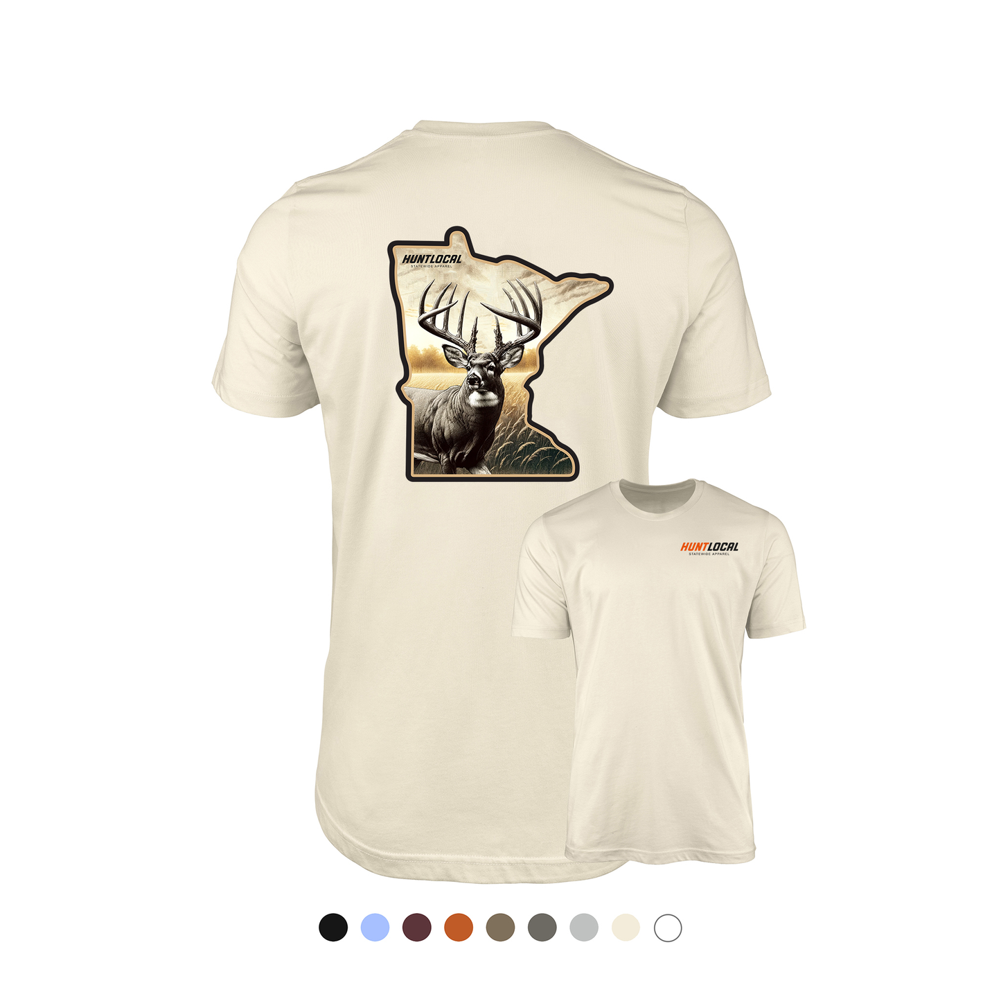 Minnesota - Whitetail Buck Tee (back)