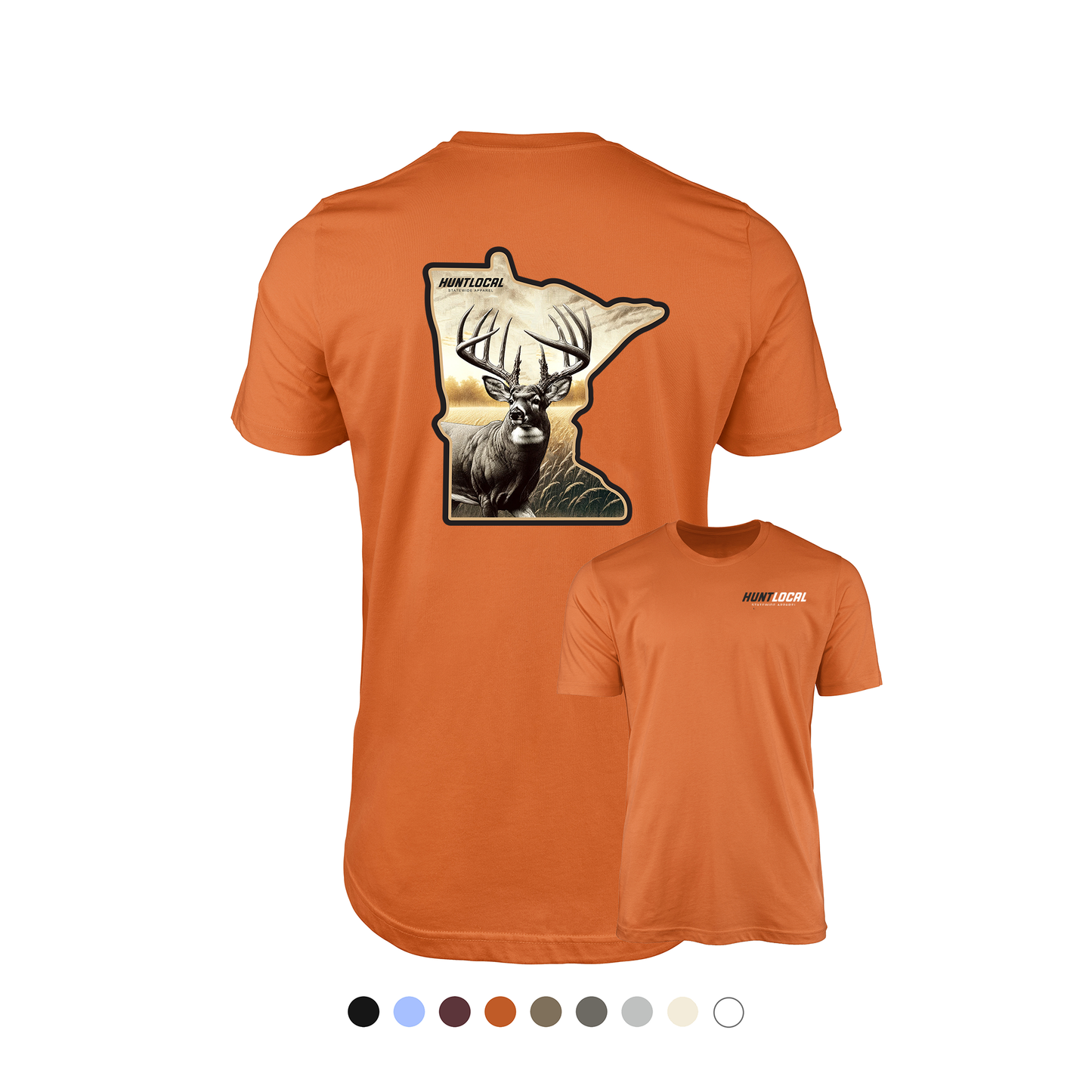 Minnesota - Whitetail Buck Tee (back)