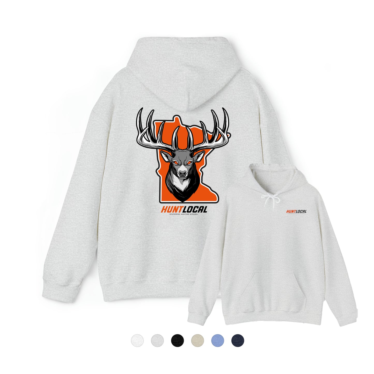 Minnesota - Alpha Buck Hoodie (back)