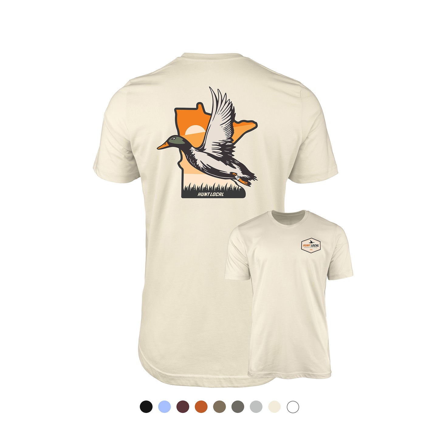 Minnesota - Hunt Local Waterfowl Tee