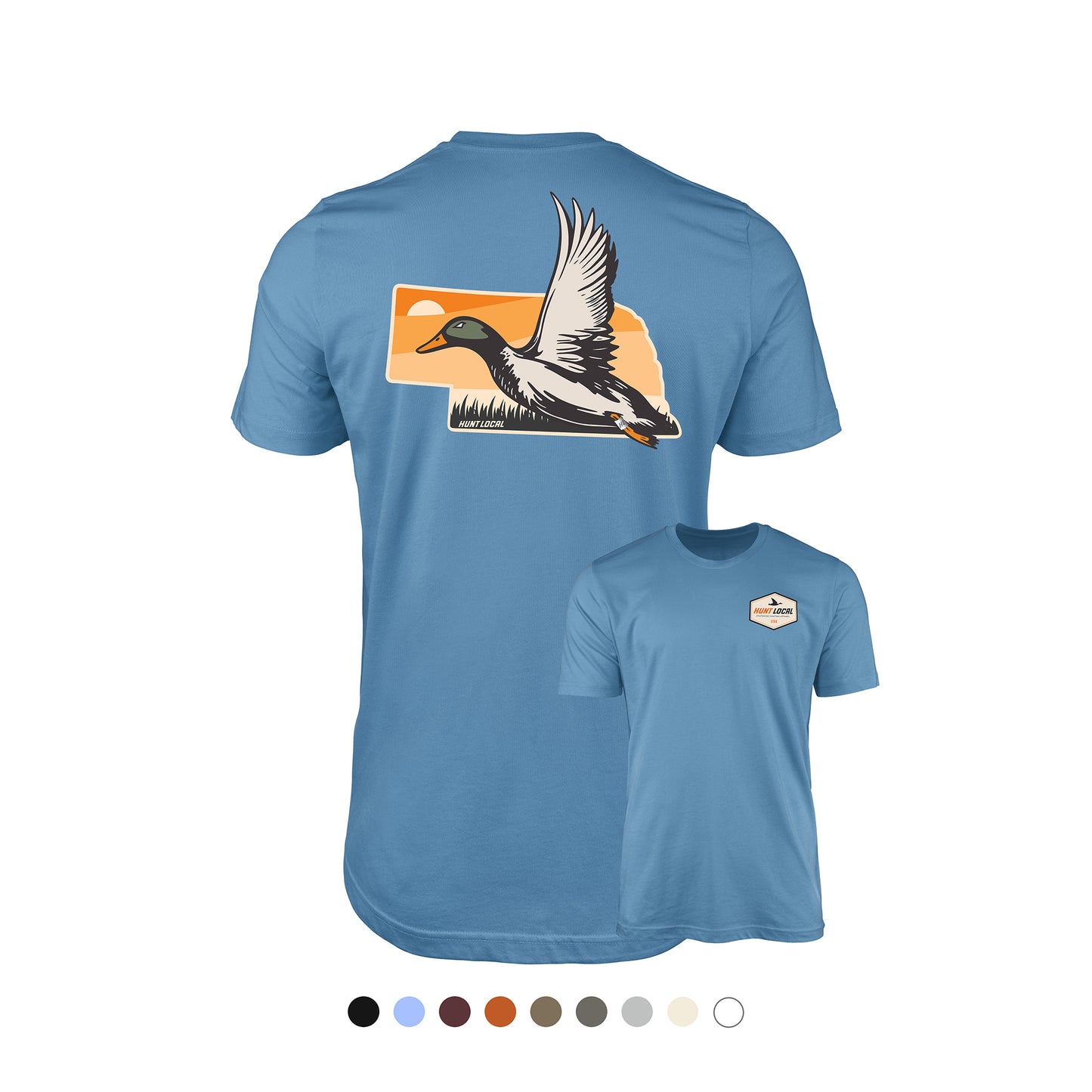 Nebraska - Hunt Local Waterfowl Tee