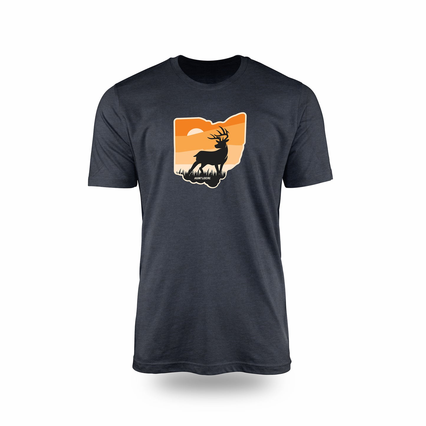 Ohio - Sunset Buck Front Tee