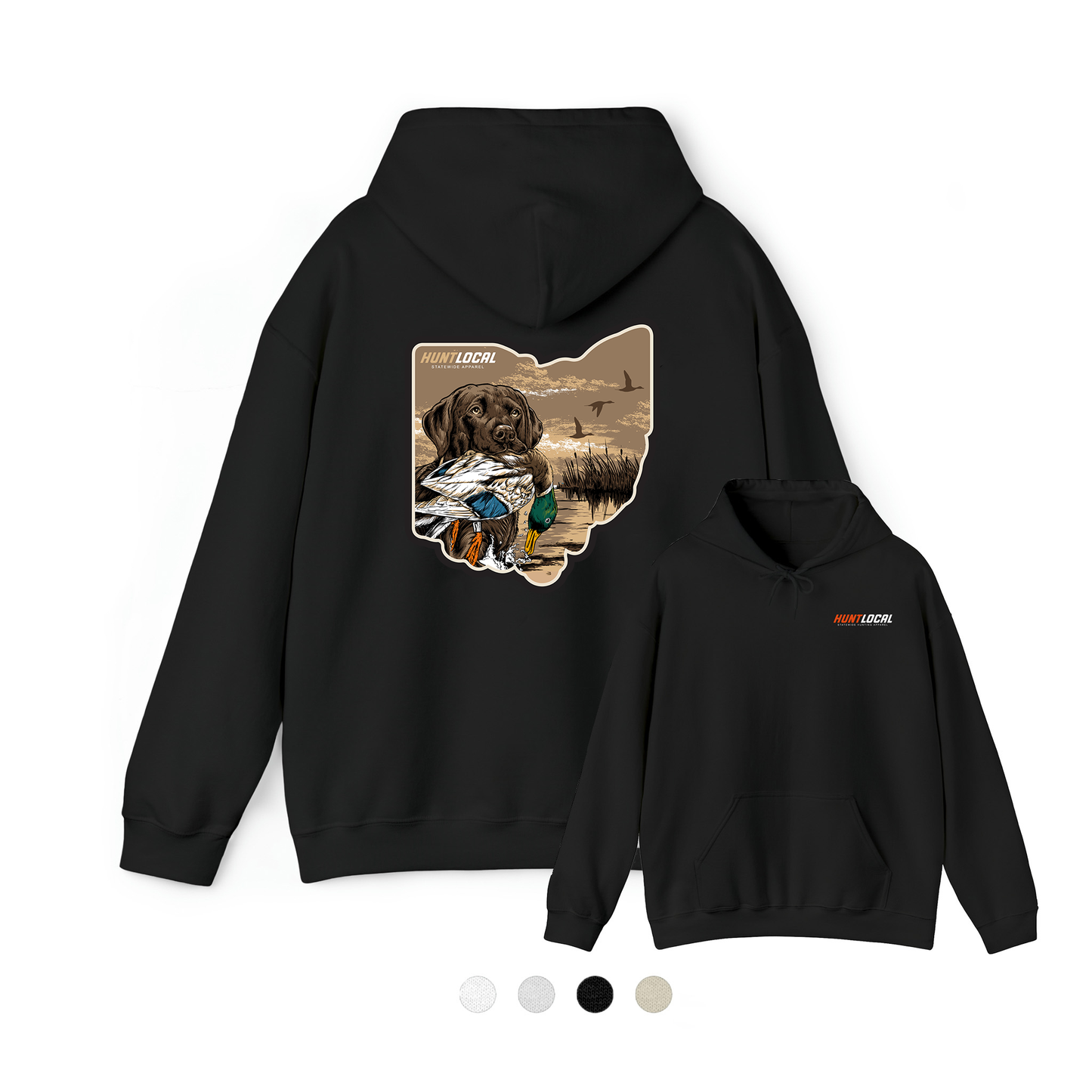 Ohio - Waterfowl Lab Hoodie (back)