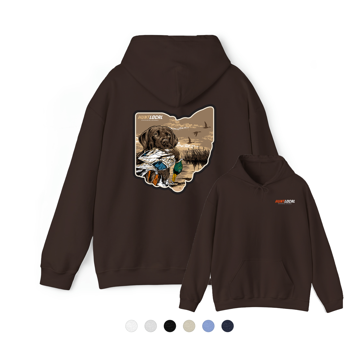 Ohio - Waterfowl Lab Hoodie (back)