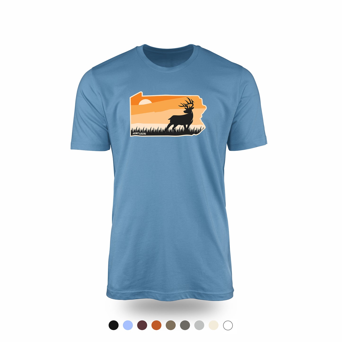 Pennsylvania - Sunset Buck Front Tee