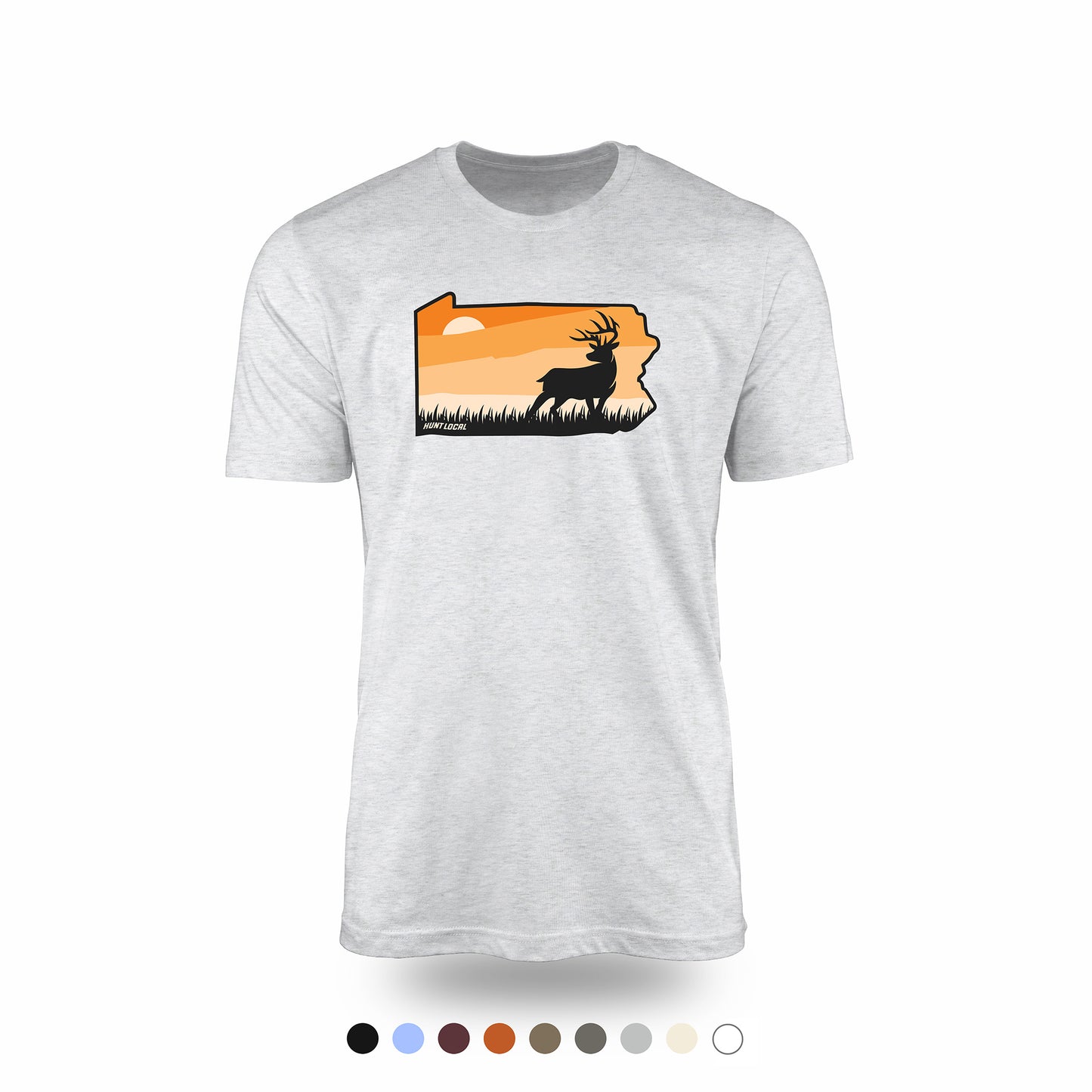 Pennsylvania - Sunset Buck Front Tee