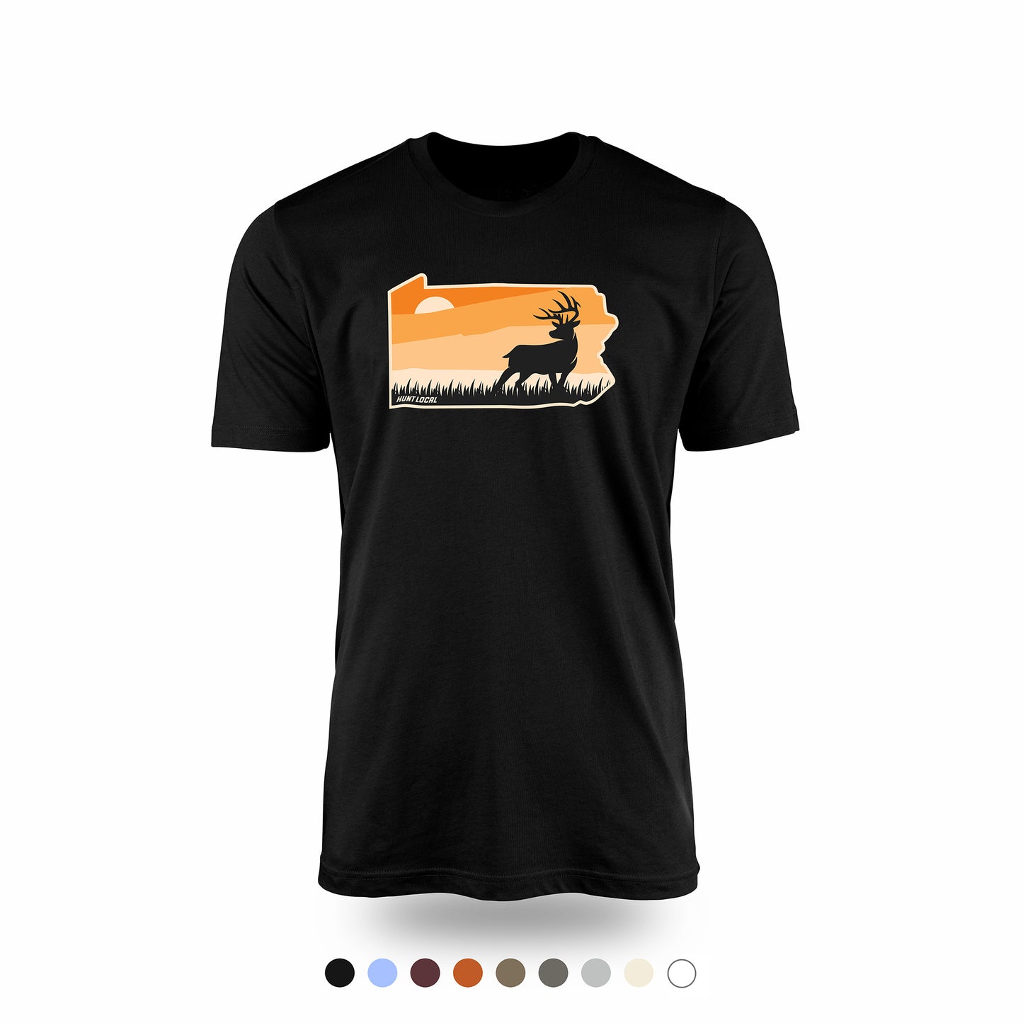 Pennsylvania - Sunset Buck Front Tee