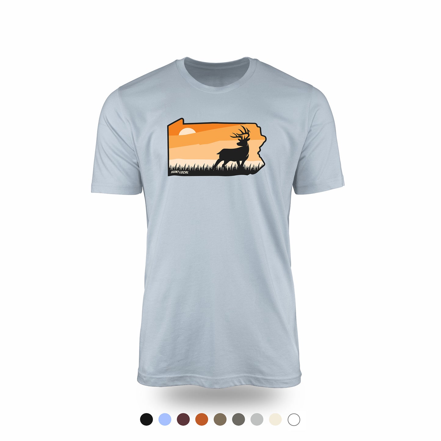 Pennsylvania - Sunset Buck Front Tee