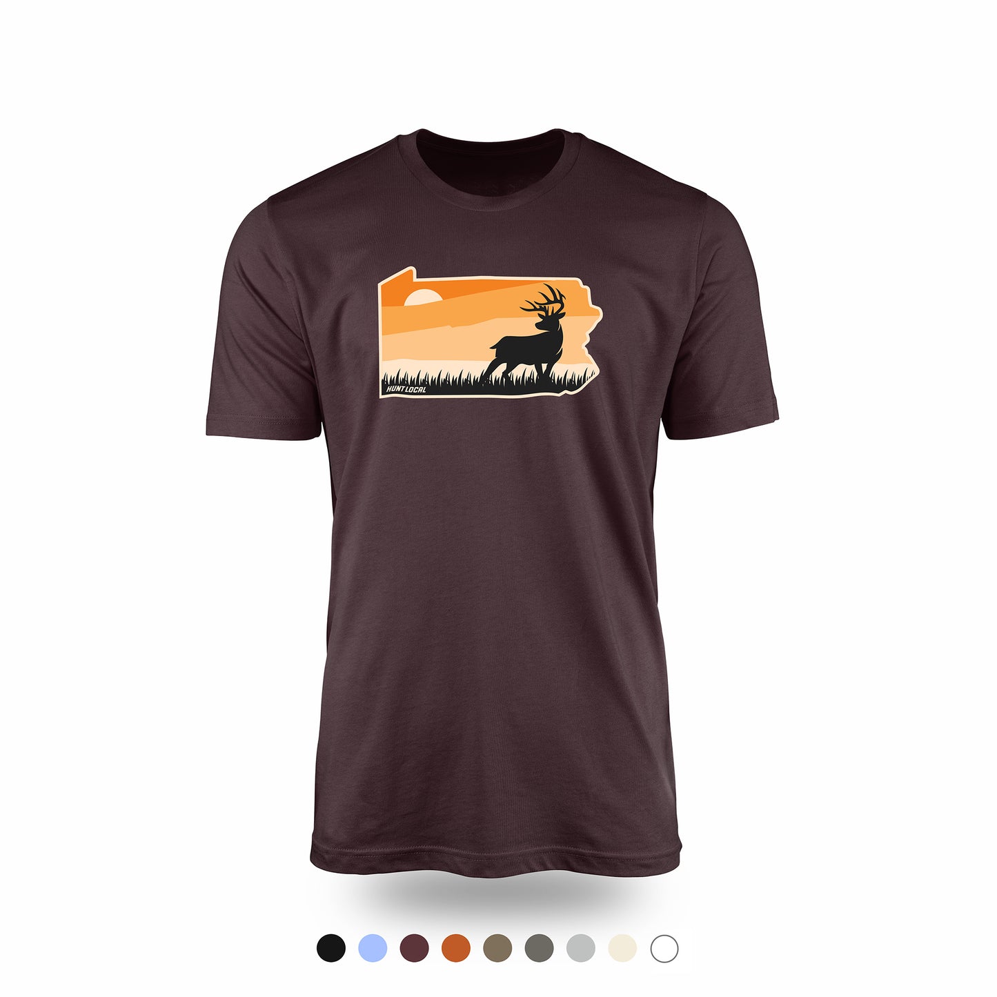 Pennsylvania - Sunset Buck Front Tee