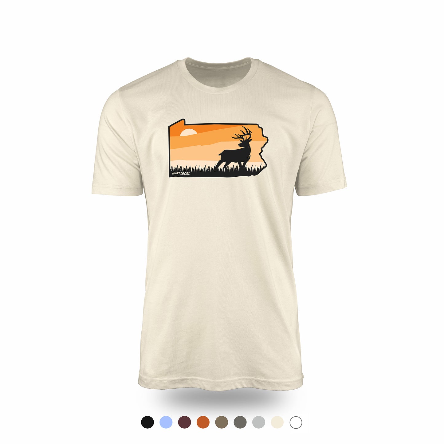 Pennsylvania - Sunset Buck Front Tee