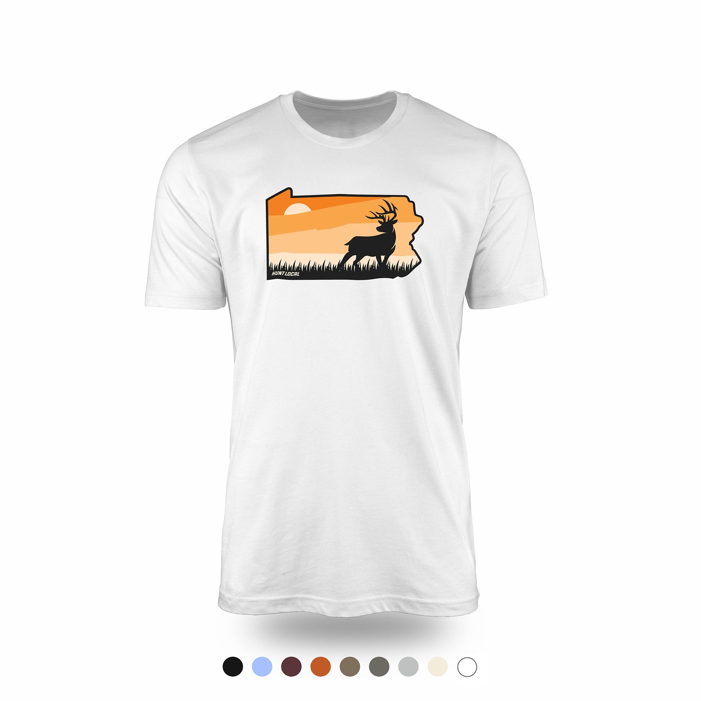 Pennsylvania - Sunset Buck Front Tee