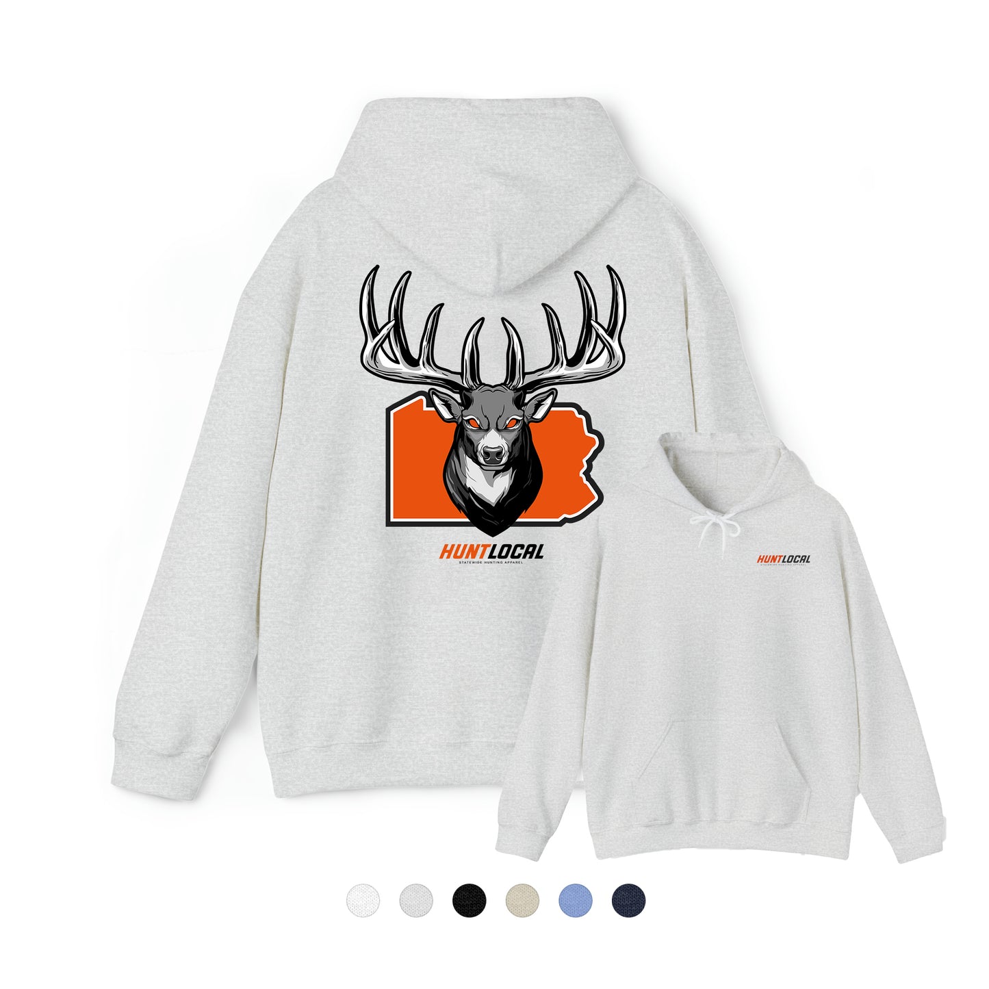 Pennsylvania - Alpha Buck Hoodie (back)