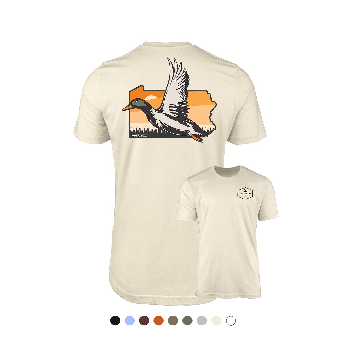 Pennsylvania - Hunt Local Waterfowl Tee