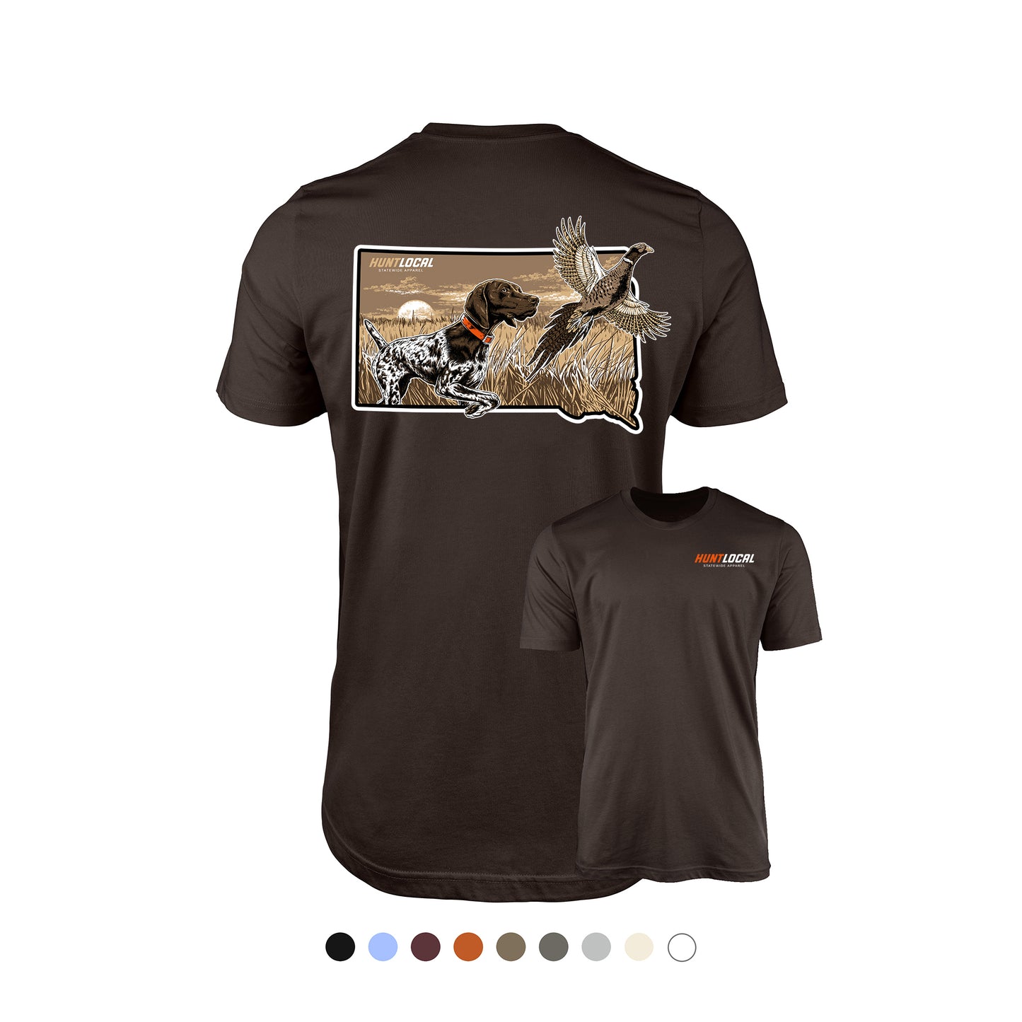 South Dakota - Upland Bird Dog Tee (back)