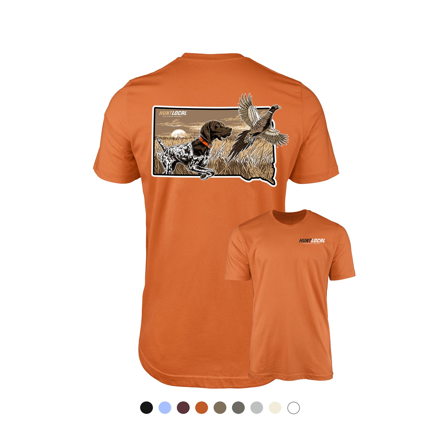 South Dakota - Upland Bird Dog Tee (back)