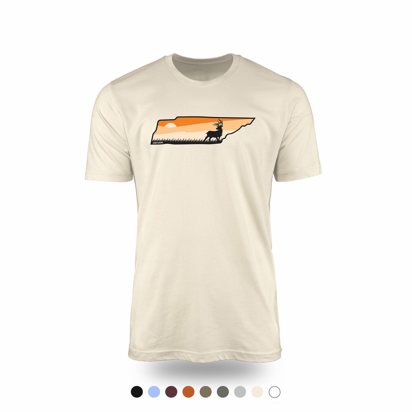 Tennessee - Sunset Buck Front Tee