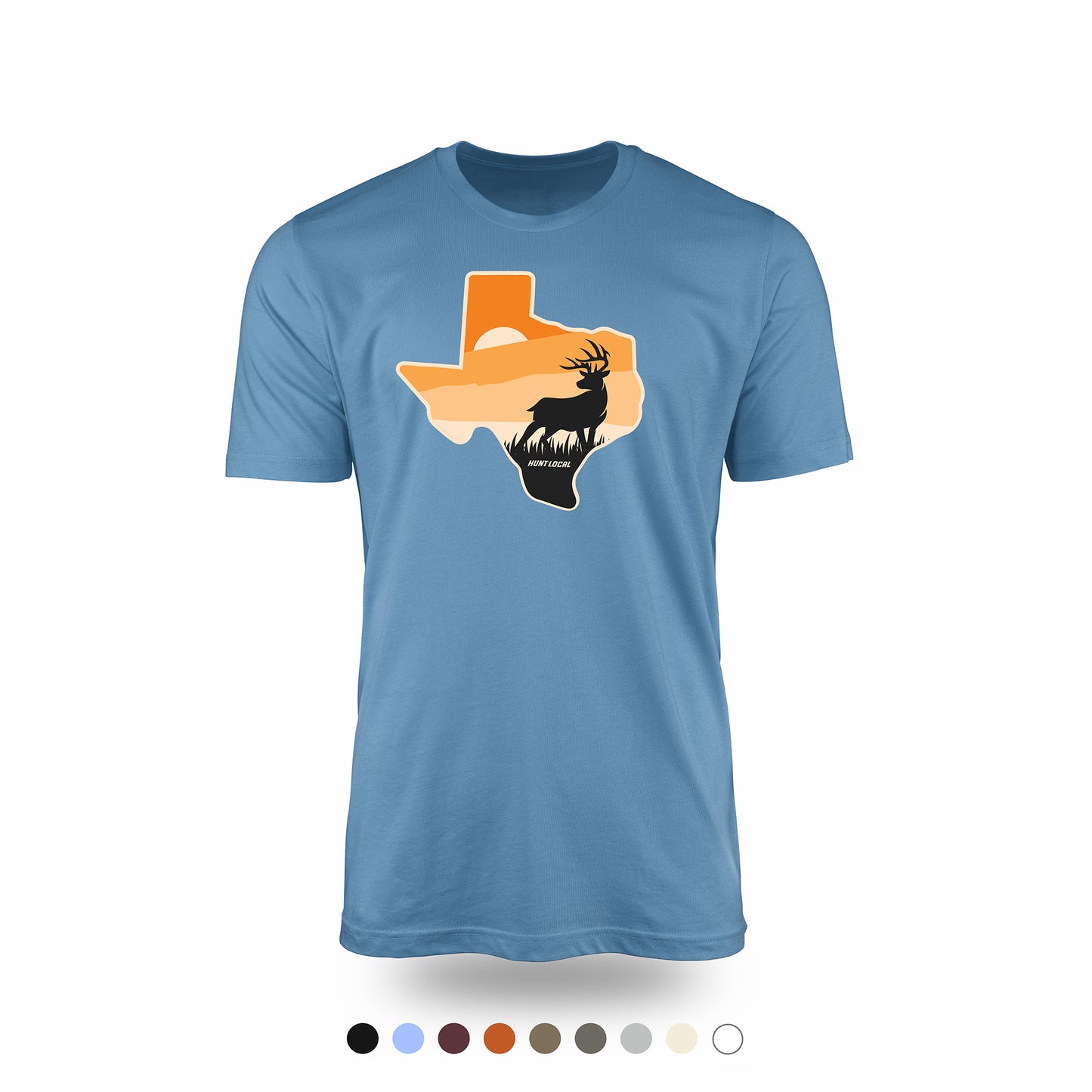 Texas - Sunset Buck Front Tee