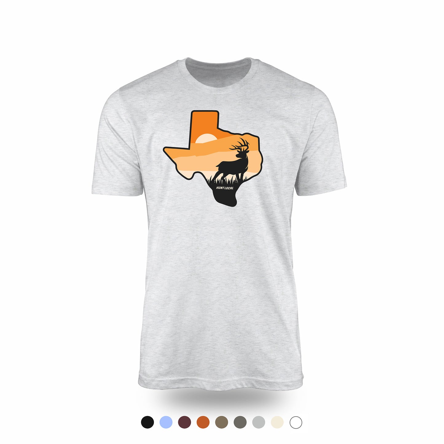 Texas - Sunset Buck Front Tee