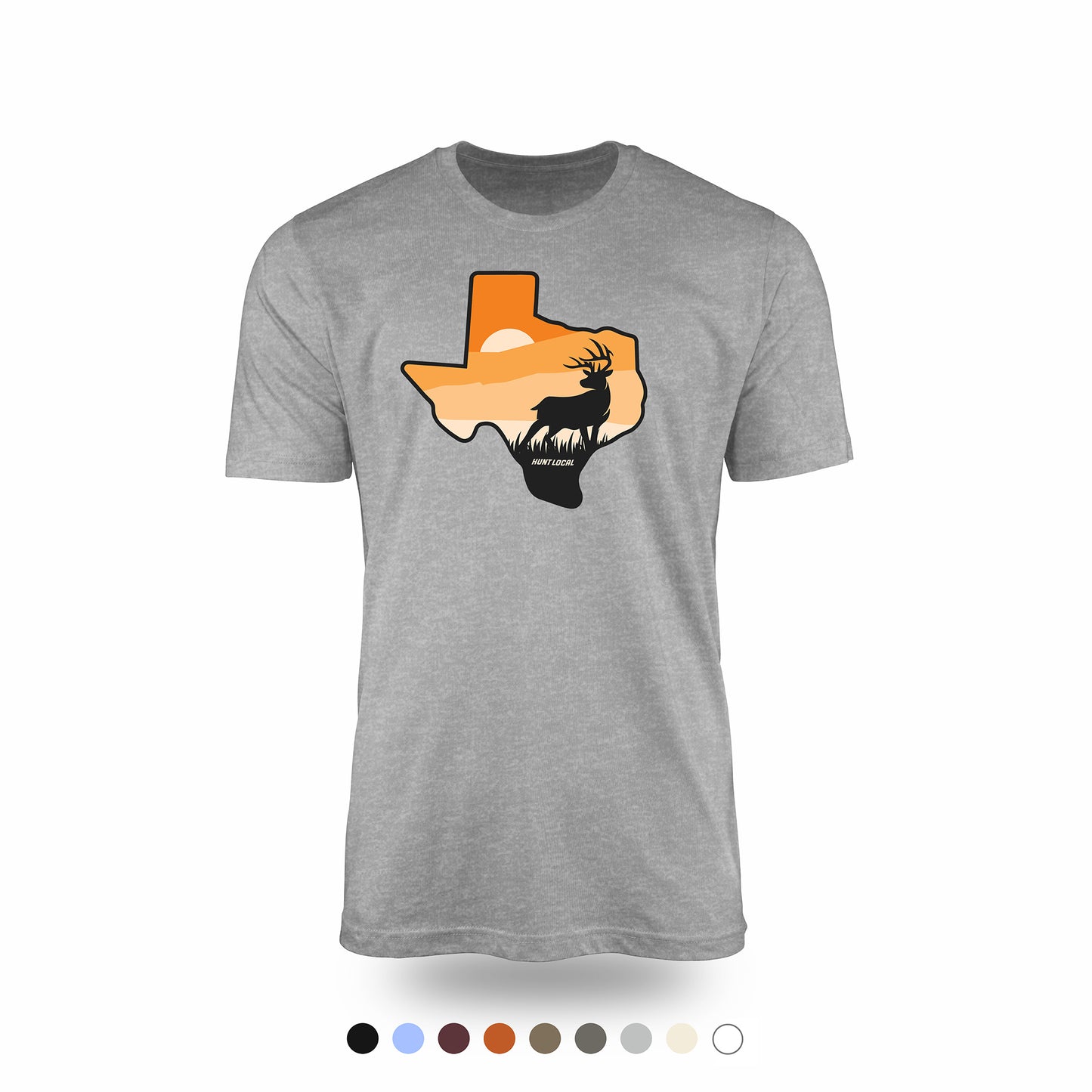 Texas - Sunset Buck Front Tee