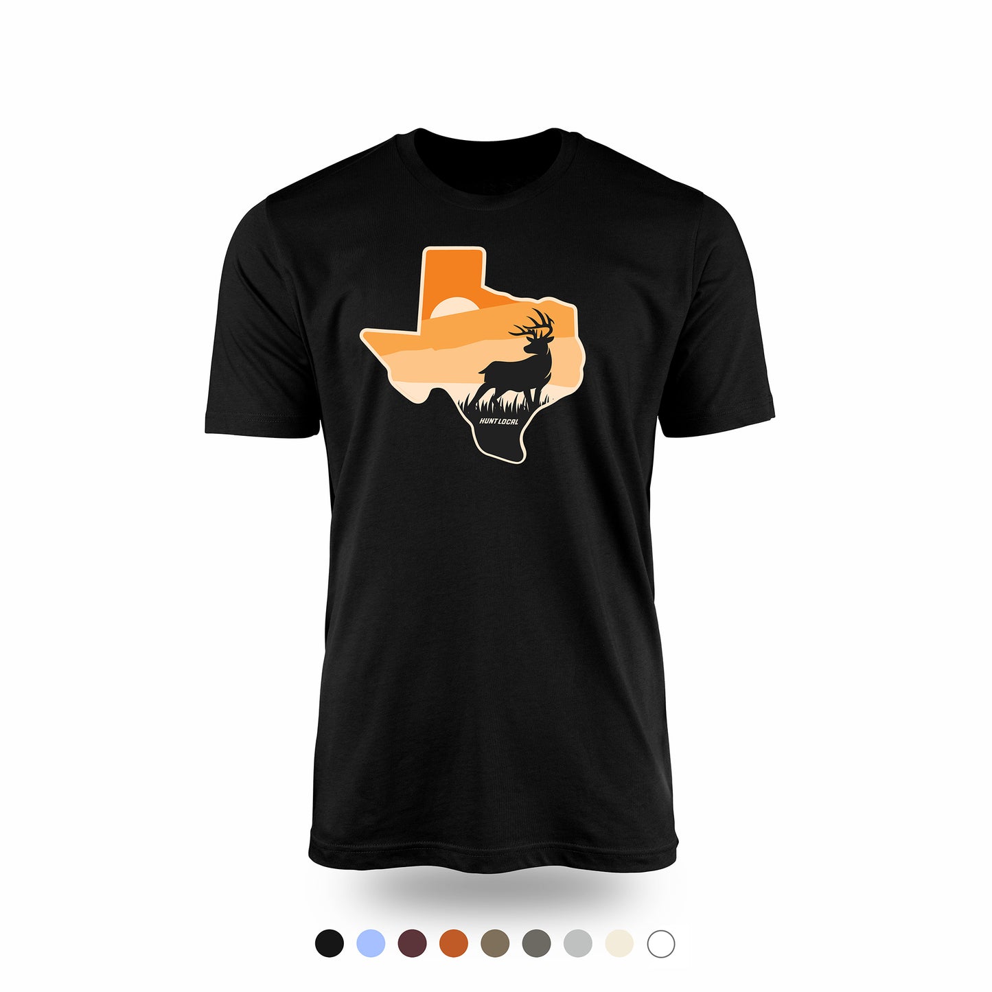 Texas - Sunset Buck Front Tee