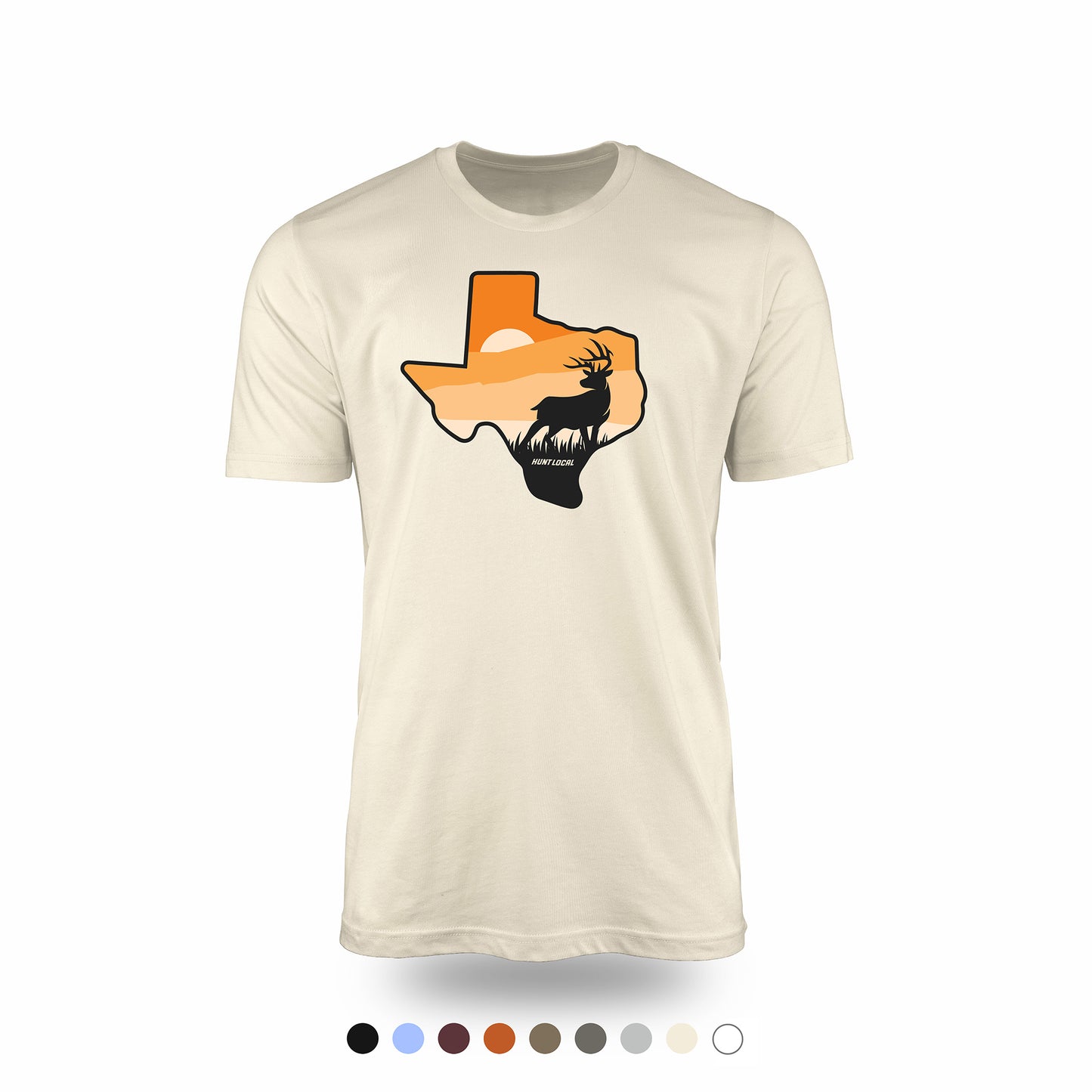 Texas - Sunset Buck Front Tee