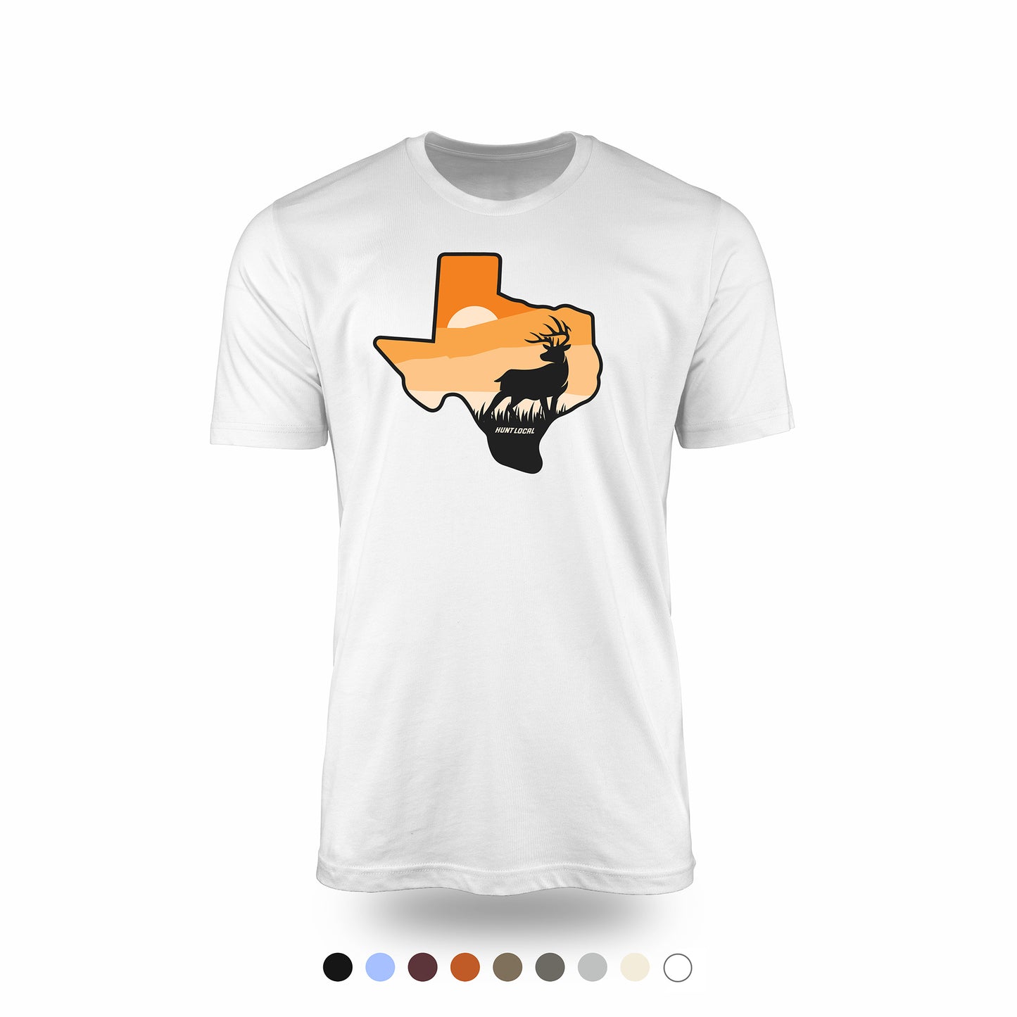 Texas - Sunset Buck Front Tee