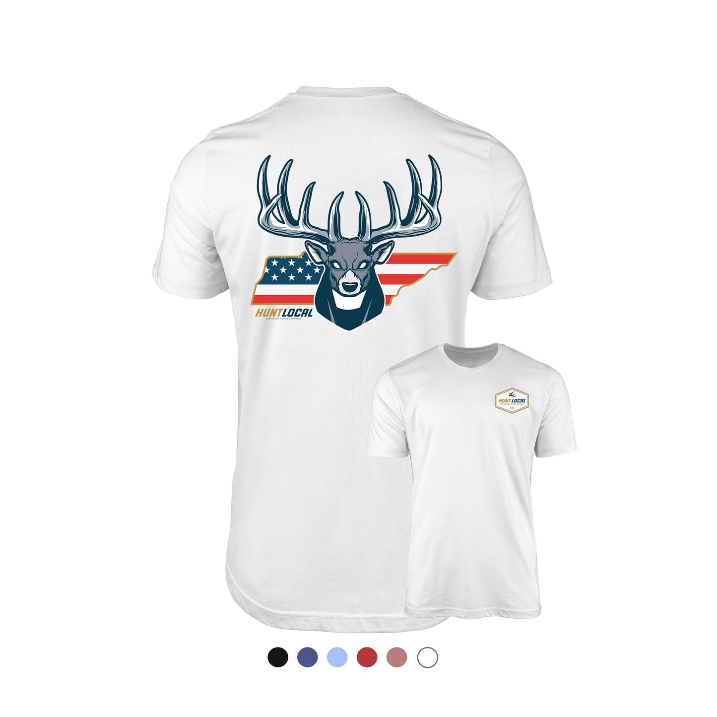 Tennessee - USA Buck Tee (back)