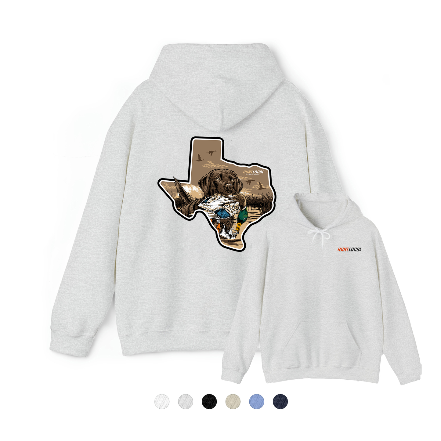 Texas - Waterfowl Lab Hoodie (back)