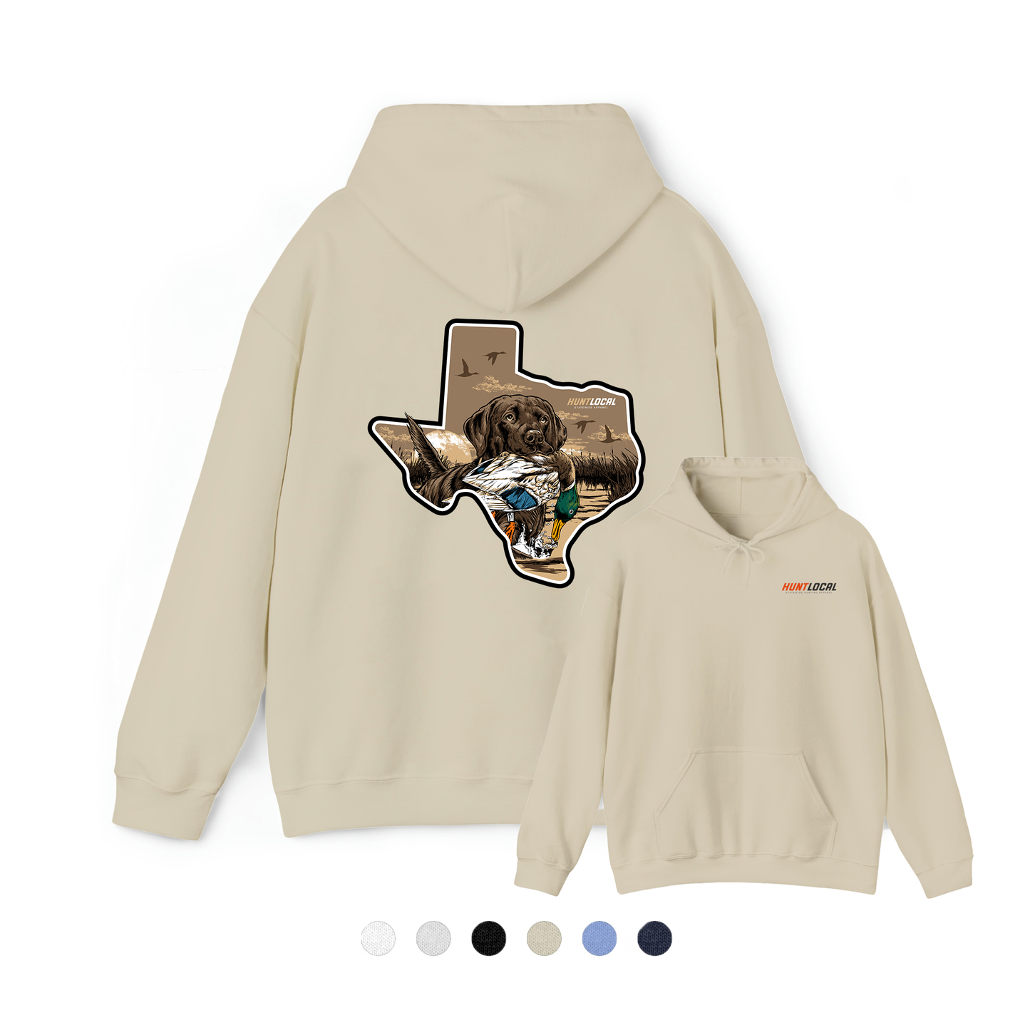 Texas - Waterfowl Lab Hoodie (back)