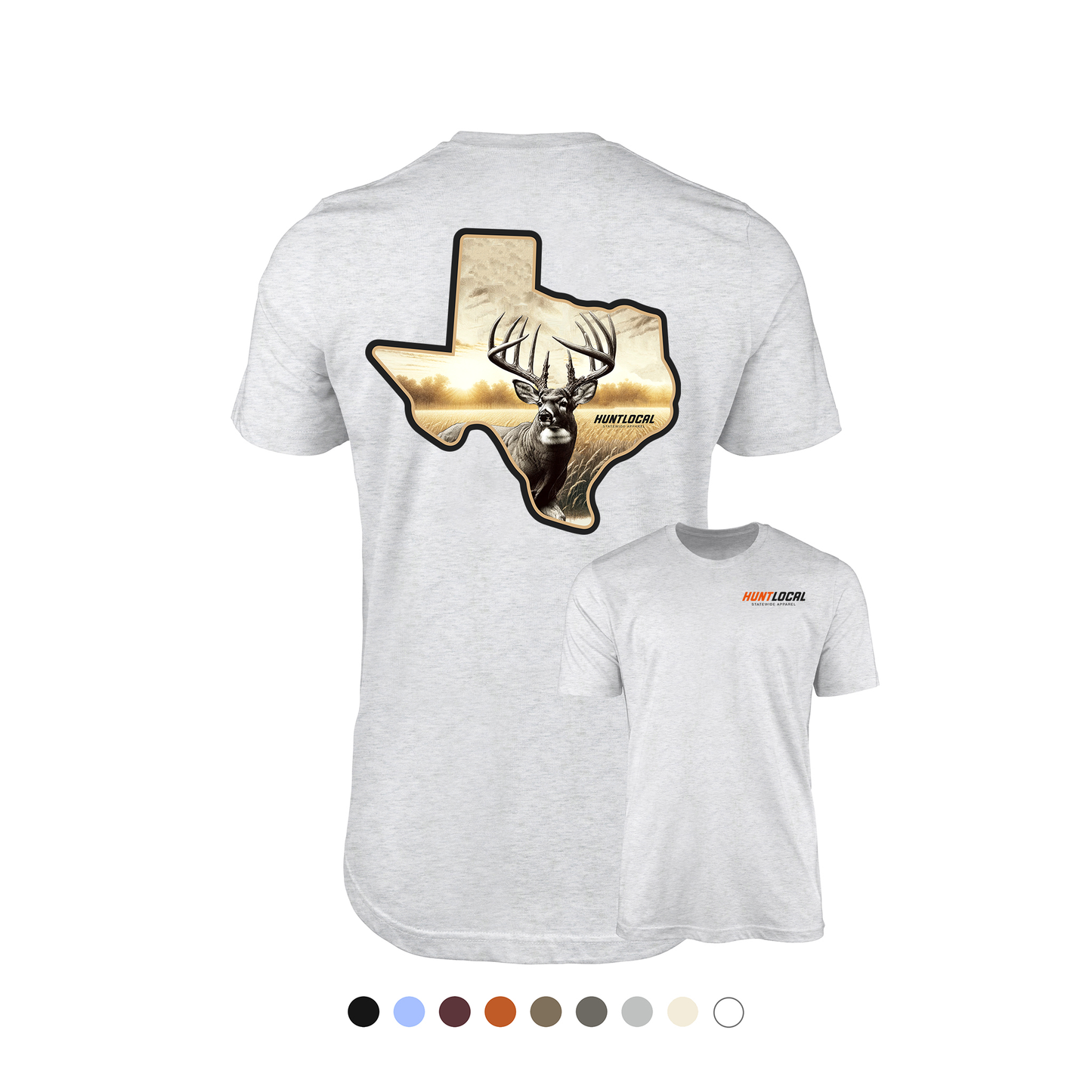 Texas - Whitetail Buck Tee (back)