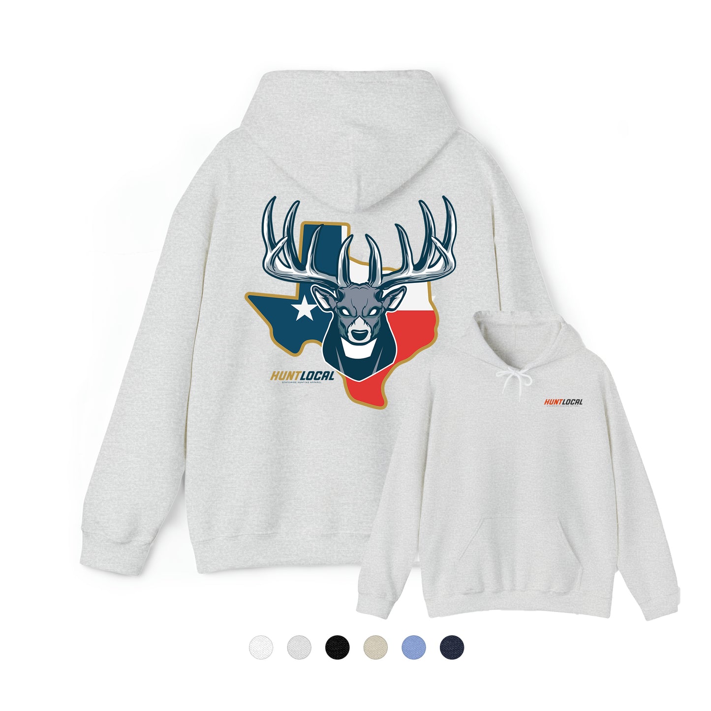 Texas - USA Buck Hoodie (back)