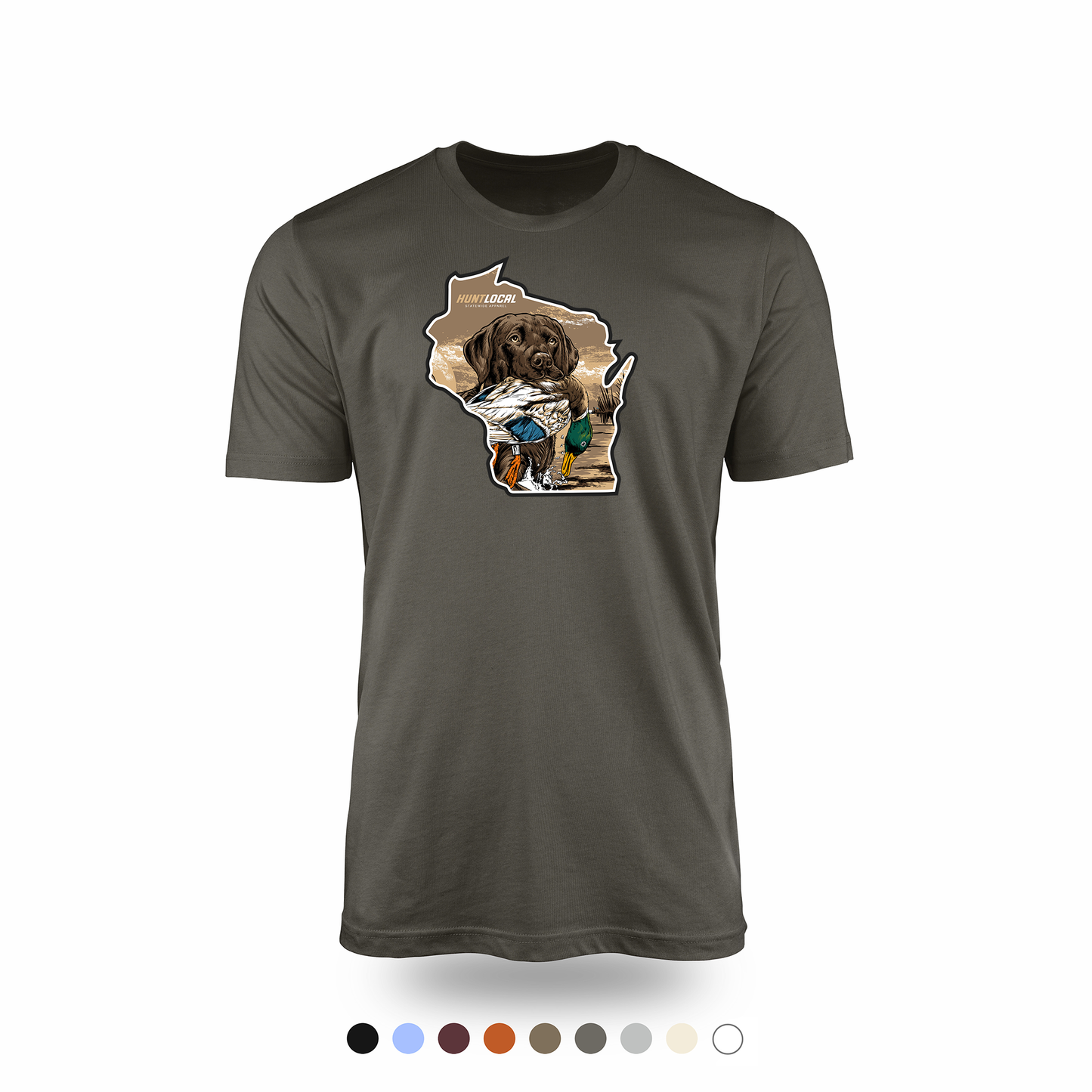 Wisconsin - Waterfowl Lab Tee