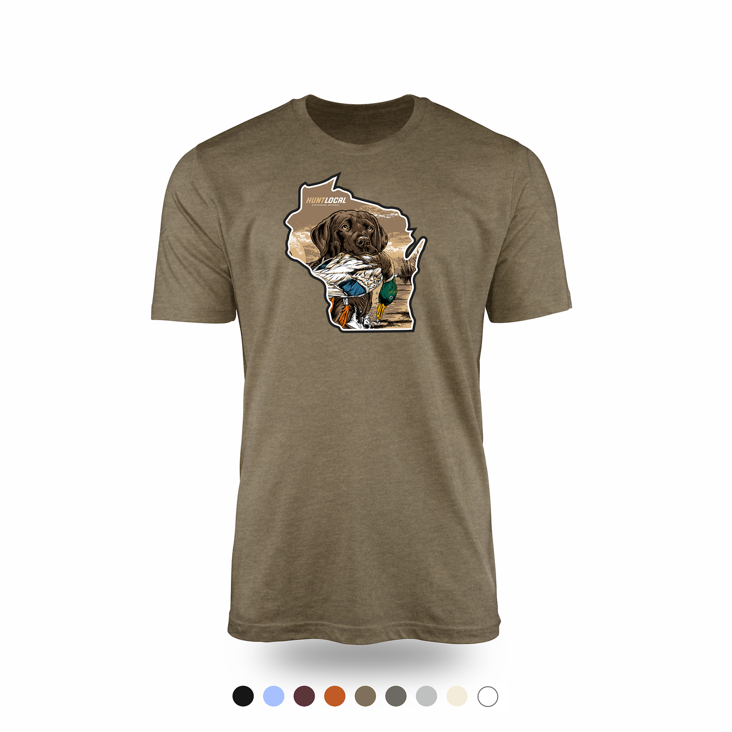 Wisconsin - Waterfowl Lab Tee