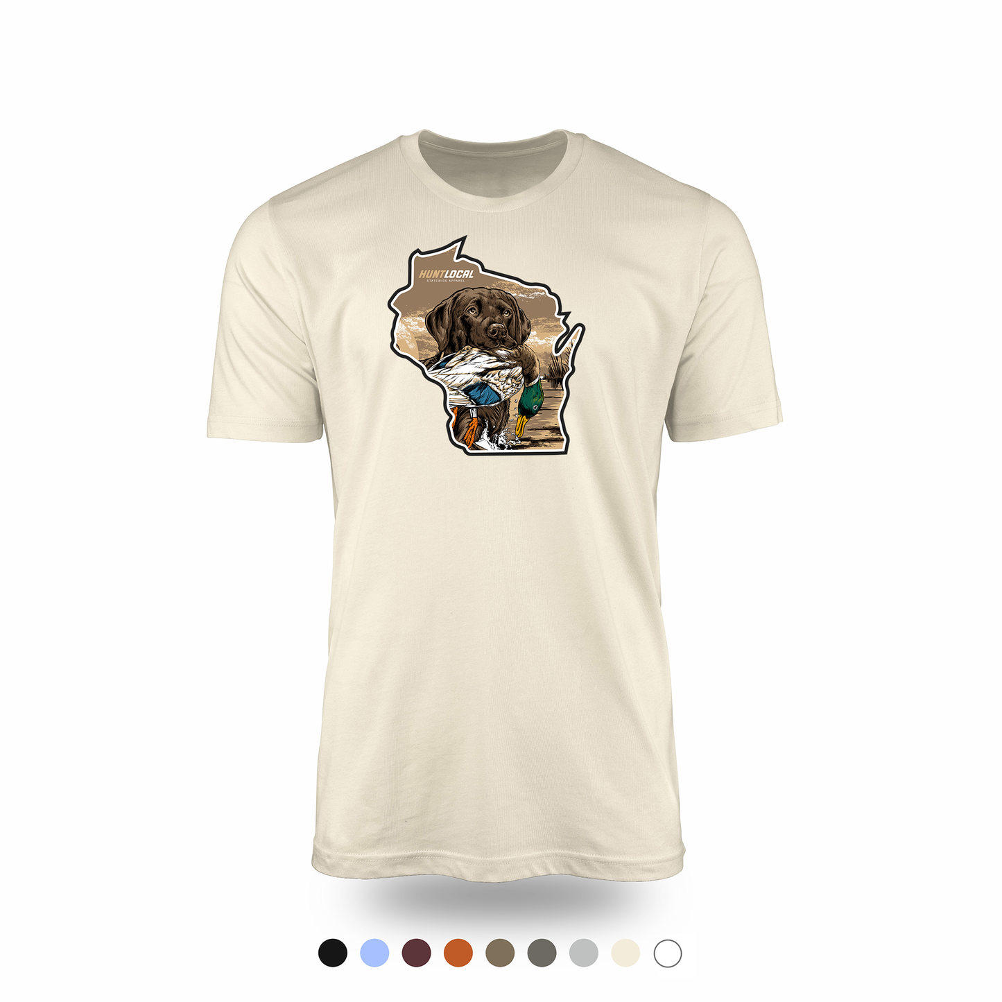 Wisconsin - Waterfowl Lab Tee