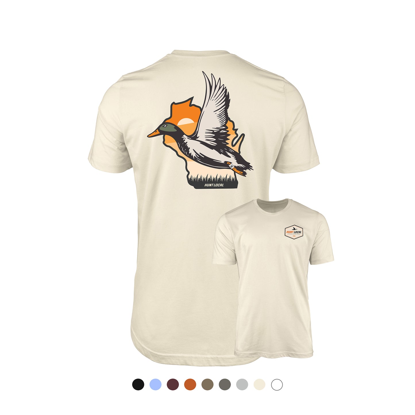 Wisconsin - Hunt Local Waterfowl Tee