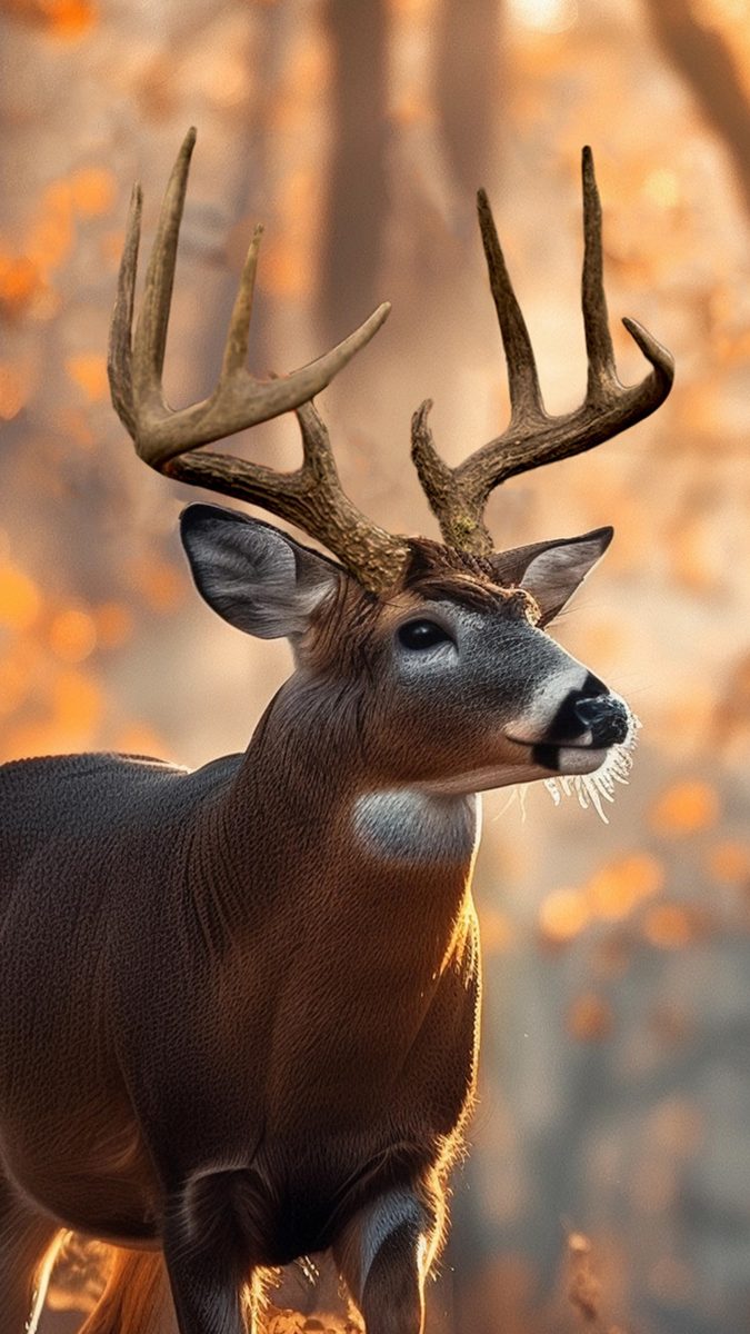 Your finished Hunt Local custom art of the buck